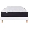 Image de Ensemble matelas + sommier - SERENITE - 160 x 200 cm - Tapissier - Ferme - Face été/hiver