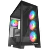 Image de Rampage Obudowa Hydra V2 ARGB czarna (HYDRAV2-BLACK), Boîtier PC, Noir