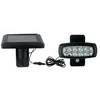 Image de Applique LED ext avec panneau solaire déporté 2W IP44 6400K noir