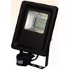 Image de Projecteur LED - HOROZ ELECTRIC - 10W - IP65 - Détecteur de mouvement - Extra plat noir