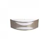 Image de Applique Mango-3 inoxydable 75W E27 argenté