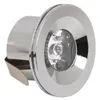 Image de Mini spot LED encastrable 1W (8W) 4200K chrome argenté
