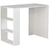Image de Toilinux - Bureau avec 3 niches de rangement - Blanc - Netenya