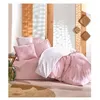 Image de Parure de lit - 129CTN62617 - 1 housse de couette 220 x 240 cm + 2 taies d'oreiller 60 x 60 cm - 100% coton ranforcé - Rose