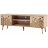 Image de Hanah Home, Meuble TV, Francesco (140 x 40 x 50 cm)