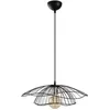 Image de Toilinux - Suspension d'intérieur design double alvéoles - Diam. 50 cm - Noir