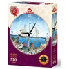 Image de Puzzle Horloge 570 pièces : Aqua City Art Puzzle