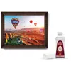Image de Coffret : Cadre, Colle et Puzzle 1000 pièces : Les Dernières Lumières de Cappadoce Art Puzzle