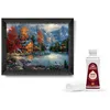 Image de Coffret : Cadre, Colle et Puzzle 1000 pièces : L'Ombre de l'Hiver sur la Rivière Art Puzzle