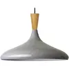 Image de Bamyum, Suspension, Champion-Trichter Pendelleuchte Holz Grau (E27)