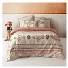 Image de Parure de lit - 129CTN62802 - 1 housse de couette 220 x 240 cm + 2 taies d'oreiller 60 x 60 cm - 100% coton ranforcé - Rouge