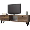 Image de Kalune Design, Meuble TV, Troy (138 x 42.60 x 29 cm)