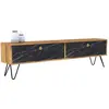 Image de Hanah Home, Meuble TV, Milo (160 x 29.60 x 45 cm)