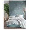 Image de Parure de lit - 129CTN62586 - 1 housse de couette 220 x 240 cm + 2 taies d'oreiller 60 x 60 cm - 100% coton ranforcé - Menthe