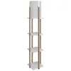 Image de Hanah Home - Etagère avec lampe intégrée Nora blanc