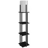 Image de Hanah Home - Etagère avec lampe intégrée Nora noir