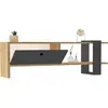 Image de Hanah Home, Meuble TV, Delaney (120 x 25 x 36.80 cm)