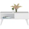 Image de Kalune Design, Table basse, Katharina (45 x 90 x 40 cm)