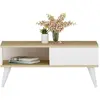 Image de Kalune Design, Table basse, Katharina (45 x 90 x 40 cm)