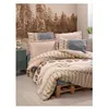 Image de Parure de lit - 129CTN64221 - 1 housse de couette 220 x 240 cm + 2 taies d'oreiller 60 x 60 cm - 100% coton ranforcé - Beige