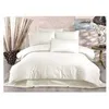 Image de Parure de lit - 1 housse de couette 220 x 240 cm + 2 taies d'oreiller 60 x 60 cm - 80% coton, 20% polyester - Creme
