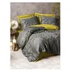 Image de Parure de lit - 129CTN63945 - 1 housse de couette 220 x 240 cm + 2 taies d'oreiller 60 x 60 cm - Satiné 100% coton - Anthracite