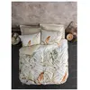 Image de Parure de lit - 129CTN63946 - 1 housse de couette 220 x 240 cm + 2 taies d'oreiller 60 x 60 cm - Satiné 100% coton - Beige