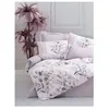 Image de Parure de lit - 129CTN64285 - 1 housse de couette 220 x 240 cm + 2 taies d'oreiller 60 x 60 cm - 100% coton ranforcé - Lilas