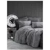 Image de Parure de lit - 129CTN64273 - 1 housse de couette 220 x 240 cm + 2 taies d'oreiller 60 x 60 cm - 100% coton ranforcé - Gris