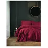Image de Parure de lit - 129CTF24607 - 1 housse de couette 220 x 240 cm + 2 taies d'oreiller 60 x 60 cm - Satiné 100% coton - Rouge