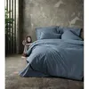 Image de Parure de lit - 1 housse de couette 140 x 200cm + 1 taies d'oreiller 60 x 60 cm - 100% coton renforcé - Anthracite