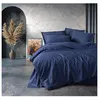 Image de Parure de lit - 129CTN64628 - 1 housse de couette 220 x 240 cm + 2 taies d'oreiller 60 x 60 cm - 100% coton ranforcé - Bleu