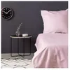 Image de Parure de lit - 1 housse de couette 220 x 240 cm + 2 taies d'oreiller 60 x 60 cm - Satiné 100% coton - Rose