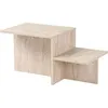 Image de Table basse en aggloméré 80 x 40 x 40 cm Harmony beige