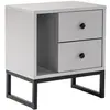 Image de Skye Decor, Table de chevet, Glimmer (45.20 x 29.50 x 50 cm)