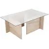 Image de Skye Decor, Table basse, Consept Travertine (105 x 105 x 40 cm)