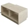 Image de Homitis, Table basse, Look Consept Travertine (45 x 90 x 36 cm)