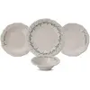 Image de Hermia, Set de vaisselle, Plain Leaves Dinner Set 24 Pieces (24 pcs)