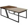 Image de Homitis, Table basse, Verona Coffee Table Set (60 x 60 x 38.80 cm)