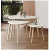 Image de Hanah Home, Table basse, Alvin Coffee Table Set (52 x 80 x 50 cm)