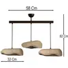 Image de Opviq, Suspension, Amaryllis Triple Chandelier (E27)