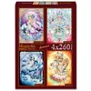 Image de Magnolia Puzzle K i¨ álový jednoro ec, Bílý králík, P lnoÄní mod  a M síc 4x260 dílk  (260 pièces)