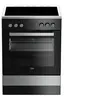 Image de Beko b300 FSE67301XCS - Cuisinière - pose libre - largeur : 60 cm - profondeur : 60 cm - hauteur : 85 cm - avec système auto-nettoyant - acier inoxydable