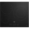Image de Beko HII63200MTB - Table de cuisson à induction - 3 plaques de cuisson - Niche - largeur : 56 cm - profondeur : 59 cm - avec avant biseauté - noir