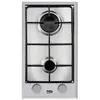 Image de Domino gaz 30cm 2 feux inox Beko HDCG32220FX