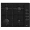 Image de Beko HIGG64123SB - Table de cuisson au gaz - 4 plaques de cuisson - Niche - largeur : 56 cm - profondeur : 49 cm - noir