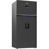 Image de Refrigerateur Pose libre Double porte E 630 litres Compartiment Everfresh+ Carbone AEROflow Technologie HarvestFresh Fabrique de glacons (twist ice maker) Finitions Premium