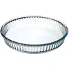 Image de 5Five verre rond plat 26cm, transparent, Plat à gratin, Transparent