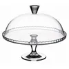 Image de Présentoir à gâteau sur pied 32 cm et sa cloche en verre - Pasabahce - Transparent / Cristal - Verre