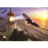 Image de Puzzle 1000 pièces : Vol en hauteur au lever du soleil Art Puzzle